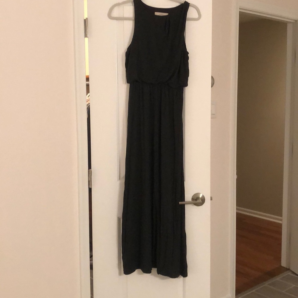 Loft dark grey maxi dress